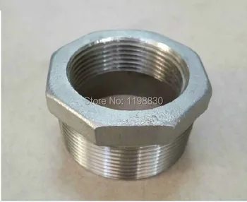 

Free Shipping 1/4" Male x3/8" Female Stainless Steel Thread Reducer Bushing Pipe Fitting