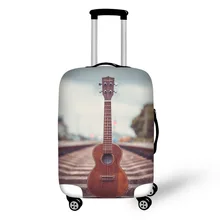 Travel Accessories Suitcase Protective Covers 18-32 Inch Elastic Luggage Dust Cover Case Stretchable Music Violin Guitar