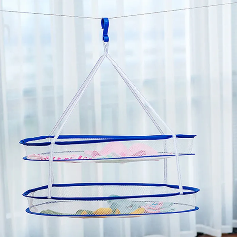 

Ultra-portable home clothes net rack New foldable and easy to dry for drying clothes quickly dried Laundry storage