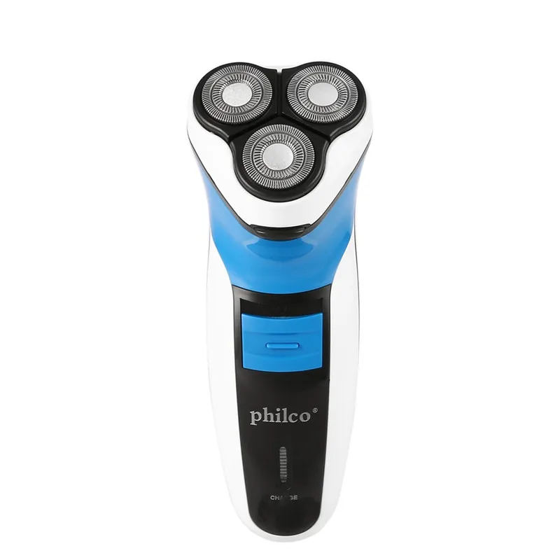 

philco Portable Rechargeable Cordless Safety Men's Electric Shaver Washable Face Care Razor Triple Heads Shaving Machine