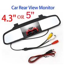 SINOVCLE Автомобильное зеркало заднего вида монитор HD видео Авто парковочный монитор TFT ЖК-экран 4,3 или 5 дюймов дисплей с розничной коробкой