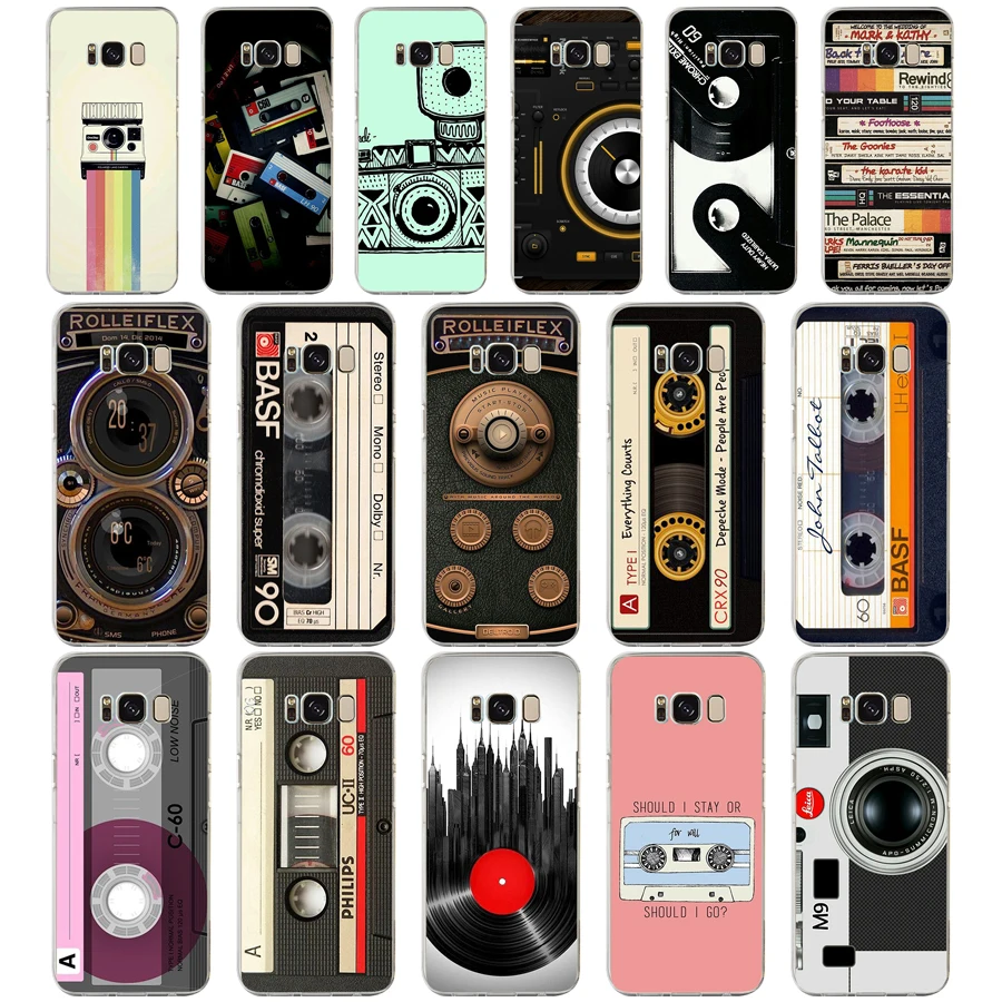 116 ZX винтажная лента камера тпу мягкий силиконовый чехол для Samsung Galaxy s6 s7 edge S9 S8 S10