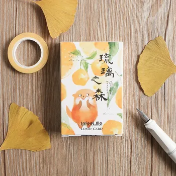 

28 Sheets/Set Cartoon Forest Animals Series Lomo Postcard/Greeting Card/Wish Card/Christmas Gift Card