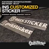 Customized Personalized Die Cut Instagram User Name Waterproof Reflective Car and Motorcycle Decals Bumper Ins Sticker ► Photo 1/6