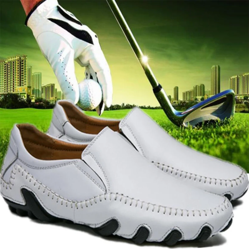 

Men's golf shoes men's waterproof and wear-resistant non-slip leather sports shoes