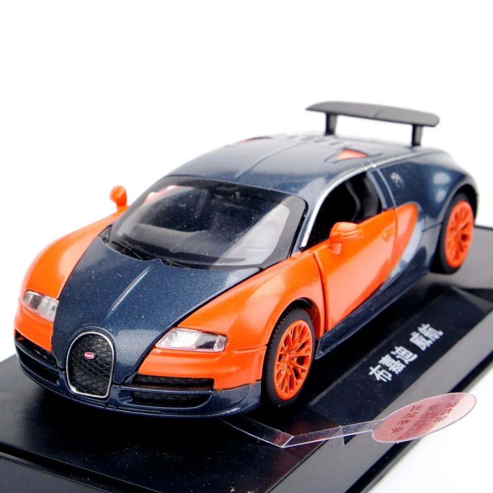 Lowest Price Mini Multicolor Red / Orange 1:32 Bugatti Veyron Alloy Diecast Car Model Pull Back Toy Cars With Light&Sound Kids Toys Gifts Lowest Price Mini Multicolor Red / Orange 1:32 Bugatti Veyron Alloy Diecast Car Model Pull Back Toy Cars With Light&Sound Kids Toys Gifts