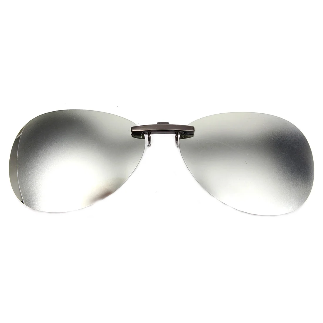 Мужские и женские поляризованные солнцезащитные очки с клипсами для рыбалки, для вождения, ночного видения, анти-UVA, для рыбалки, анти-зажимы в виде солнцезащитных очков, для верховой езды - Цвет: Белый