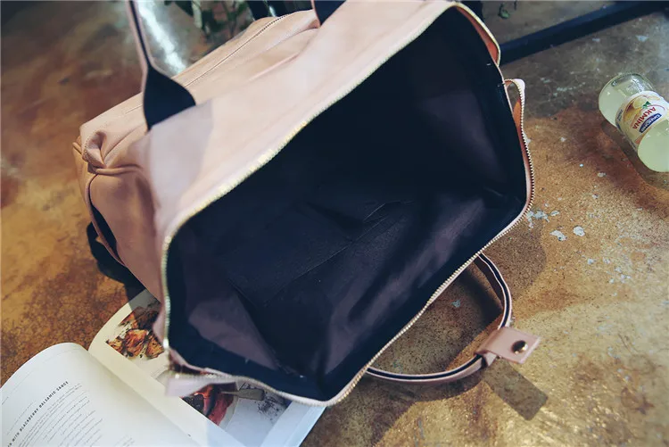 Fashion Mummy Diaper Bag Backpack Leather Waterproof Maternity Nappy Bag Large Capacity Travel Mother Handbag For Mom Baby Care (54)