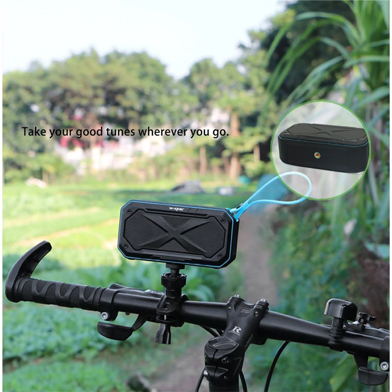 W-King S18 портативный водонепроницаемый Bluetooth динамик беспроводной NFC супер бас громкий динамик поддержка tf-карта радио динамик для велосипеда