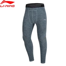 Li-Ning мужские спортивные трико серии 88% полиэфир, 12% спандекс комфортная подкладка Фитнес Спортивные штаны AULP019 CJFM19
