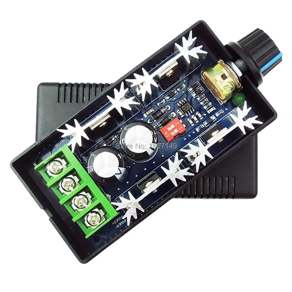 

Unique Goods - 12V 24V 36V 48V 40A(max) PWM DC Motor Speed Controller Adjustable Variable speed Switch CCM9N Regulator Driver