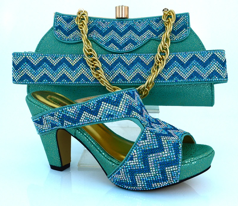 2016 Latest Italian Shoes With Matching Bag For Party African Shoes And Bags Set For Wedding