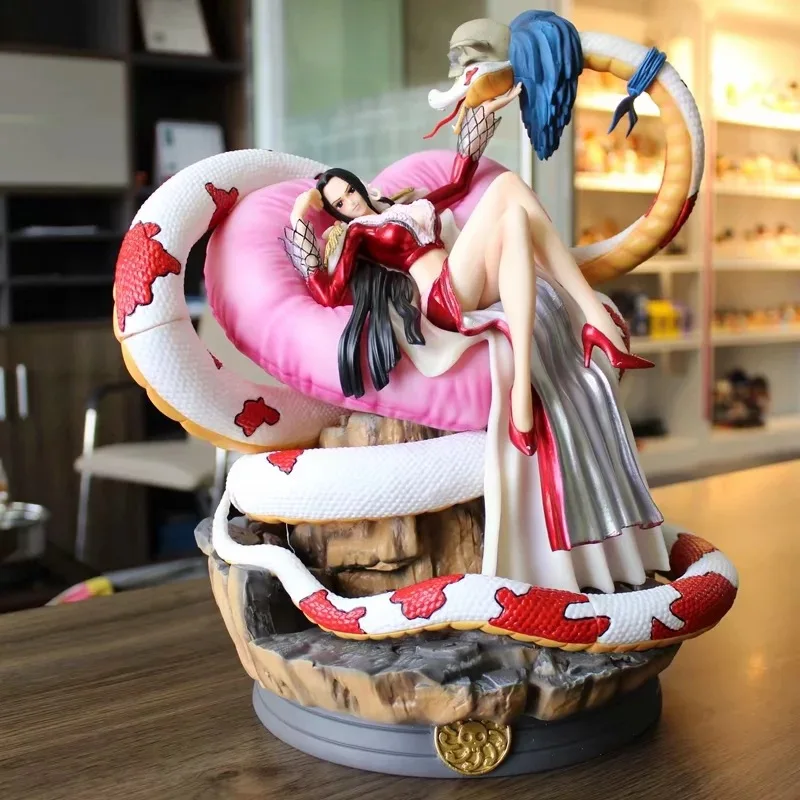 Anime One Piece GK Kabuki Boa Hancock Red Ver PVC Figure Toy New In Box 30cm