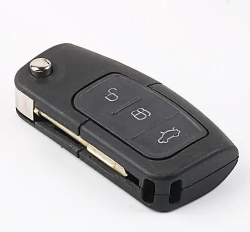 Ford flip remote key shell 3 button FO21 Blade for Ford Mondeo (20)