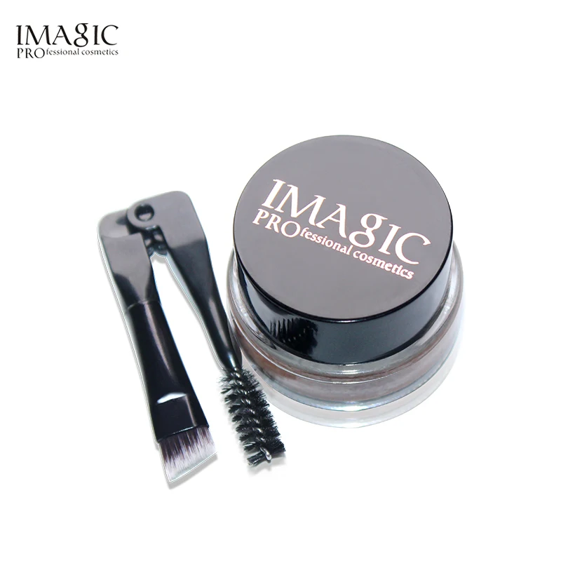 IMAGIC помада-гель для бровей, 6 цветов, водостойкая, для бровей, макияж, тату, ТИНТ, стойкий, для увеличения бровей, тушь для ресниц с кистью для макияжа