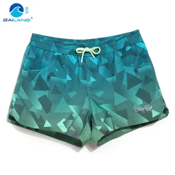 

Summer ladies board shorts swimwear woman swimsuits quick dry beach short swim water sports running joggers fitness pattern