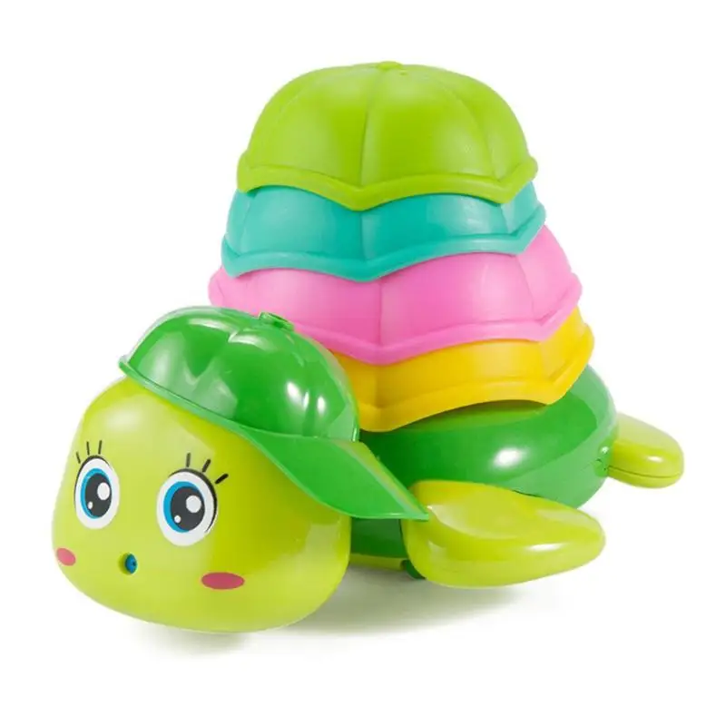 Новая детская ванная комната играть воды Пирамидка черепаха Baby Shower игрушки-брызгалки для детского подарка на день