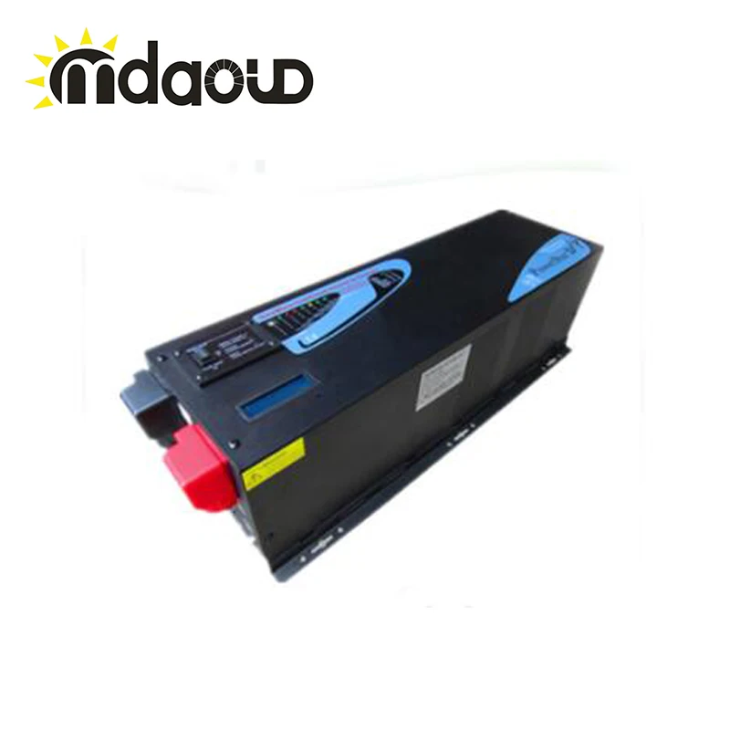 

4000W Peaking 12000W inverter 24/48VDC TO 220VAC with charger 65A/35A Single Phase pure sine wave