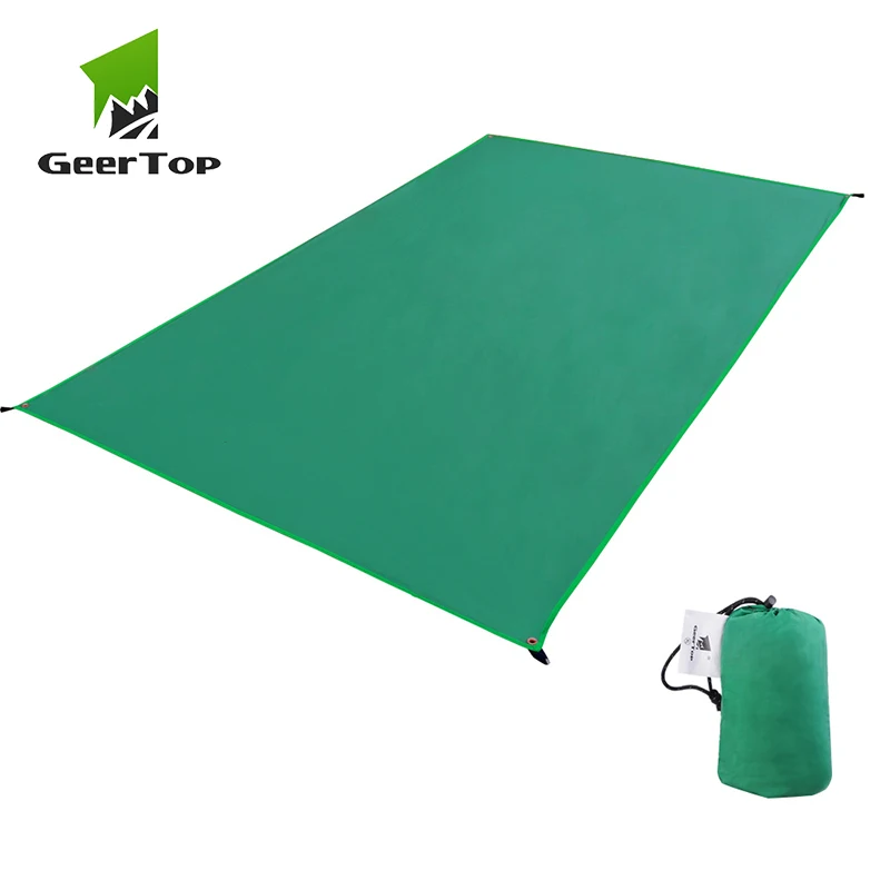 Günstige GeerTop Ultraleicht Wasserdichte Camping Matte Boden Blatt Picknick Matratze Regen Shelter Strand Decke für Zelt Wandern Rucksack