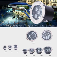 20 шт./лот 5 Вт AC85-265V светодиодный подземный свет IP68 утопленный напольный светильник Terraza Grondspot лестницы