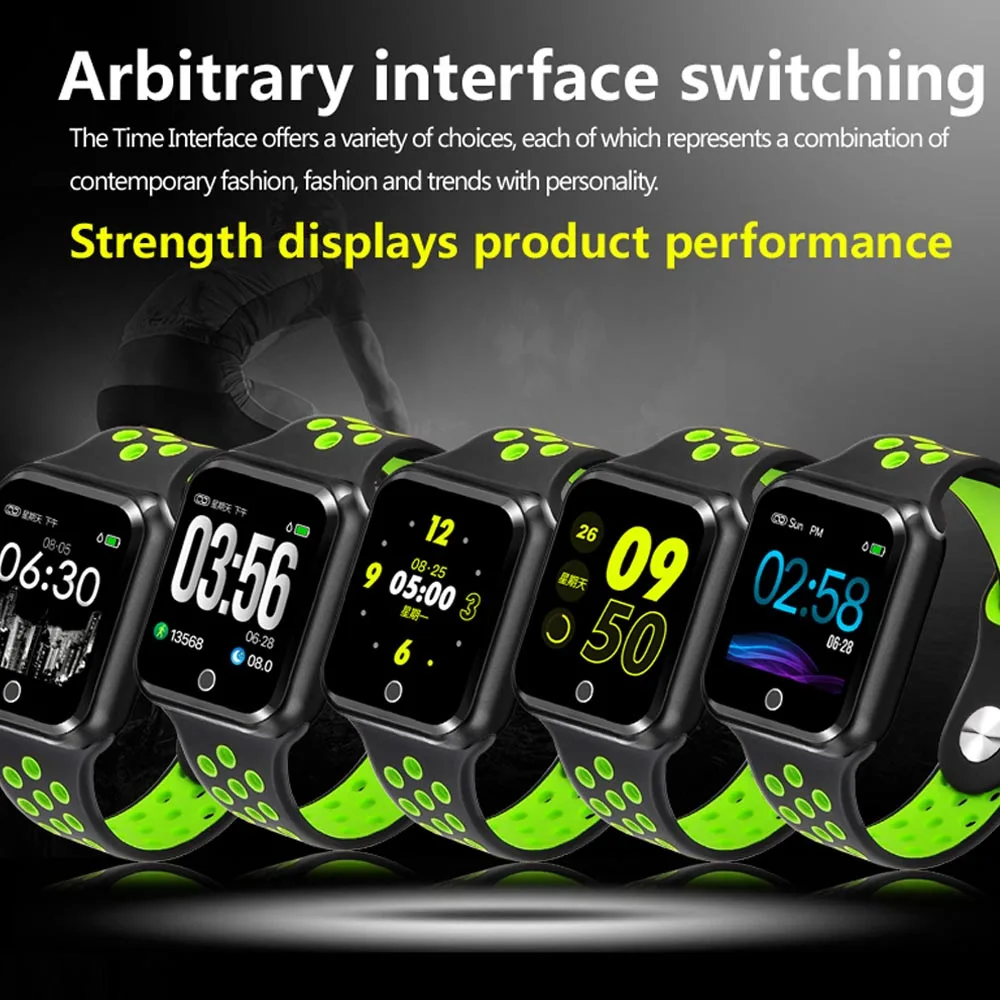 Greentiger S226, умный браслет для мужчин и женщин, фитнес-трекер, монитор сердечного ритма, Смарт-часы, измеритель артериального давления, шагомер, Android IOS