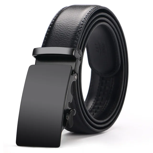 

Top Quality Automatic Buckle Belts For Men Designer Leather Belt Male 2019 Business Mens Girdle Jeans Belts New arrival