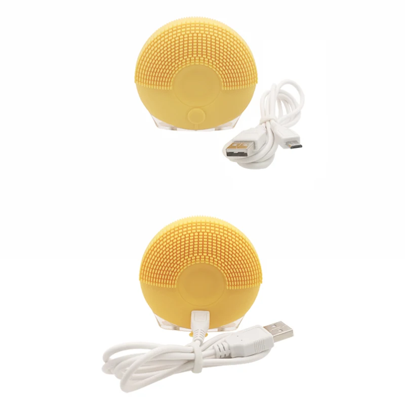 facial clean brush yellow 13