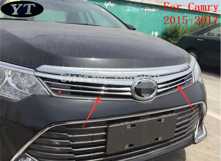 Car front grille trim auto grille decoration cover for toyota Camry