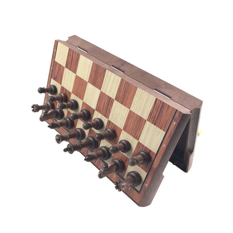 High-grade Chess Plastic Folded Board International Magnetic Chess Set Exquisite Puzzle Games Board Game Gift Yernea
