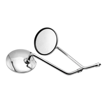 

Universal 1Pair Motorcycle Rearview mirror Side Mirrors for HONDA YAMAHA SUZUKI KAWASAKI triumph Piaggio vespa