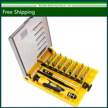 New Original Brand 45 in 1 Precision Screwdriver Cell Phone Repair Tool Set Kitchen Garden MIni Magnetic tools Kit JK 6089-A