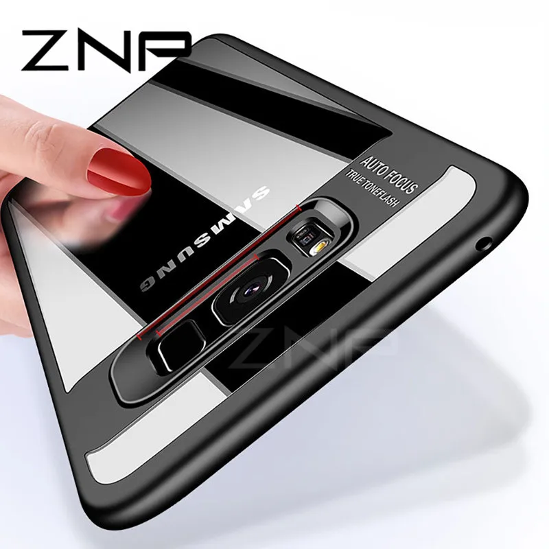 

ZNP Fashion Full Cover For Samsung Galaxy S9 Plus S8 Case Note 8 S9 Transparent Silicone Phone Case For Samsung S8 S9 Plus Case