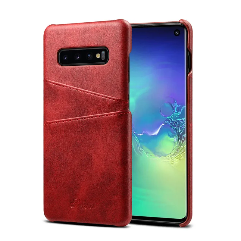 Кожаный чехол для samsung Galaxy S10 Plus S10E чехол для samsung S10 чехол из кожи с держатель для карт кошелек для Note 8 9 10 plus