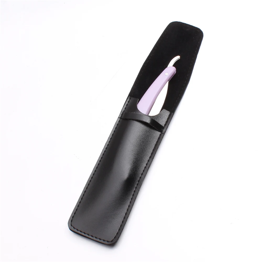 1Set 14.5*1.5cm Hot Sell Barber Razor Edge Folding Shaving Knife Salon Hair Removal Tool Shaving Razor Salon Equipment C6105 - Цвет: C6105 Lan Add Bag