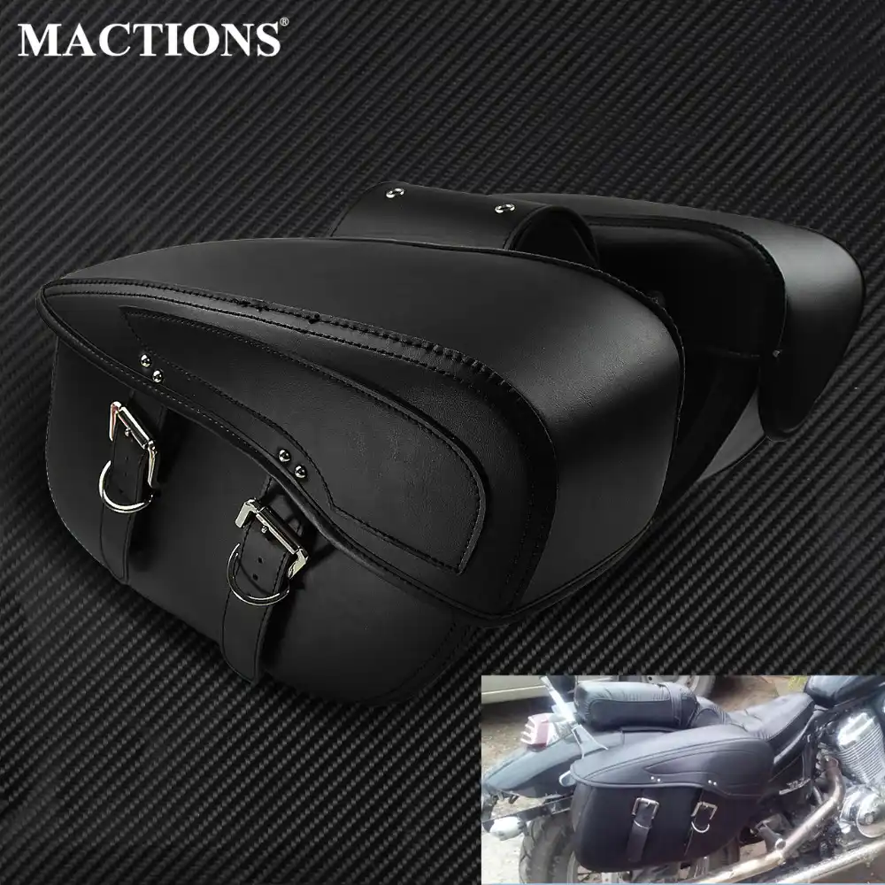 leather motorcycle saddlebags