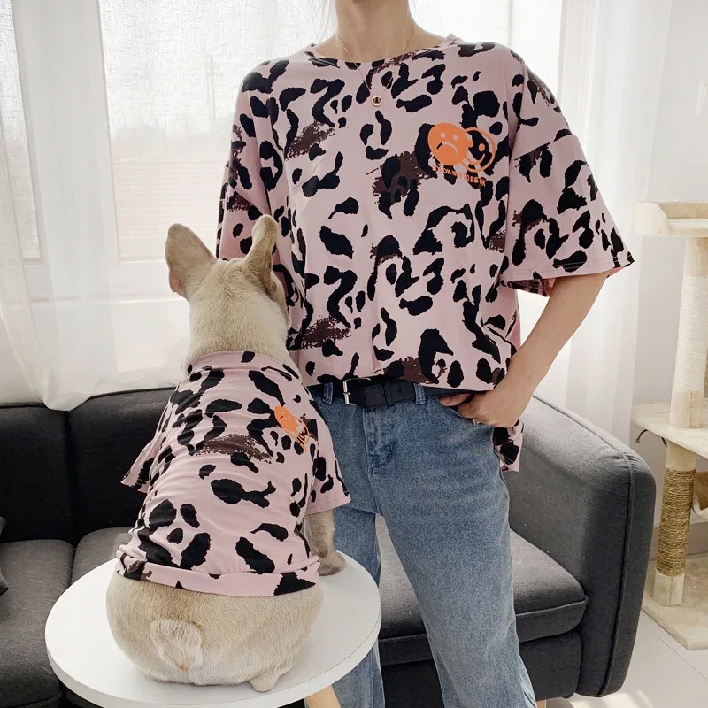 Одежда для домашних животных для маленьких собак летняя одежда для щенков рубашка для собак кошка жилет для чихуахуа Французский бульдог одежда владельца