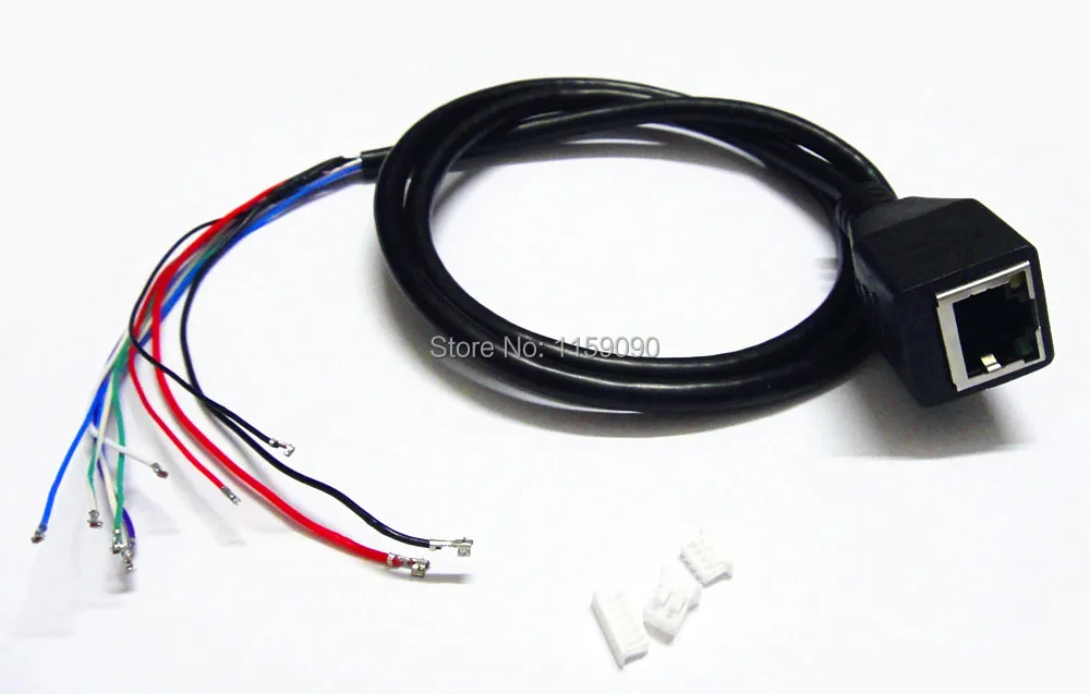 RJ45 female connectors with Terminlas CCTV POE IP network Camera PCB