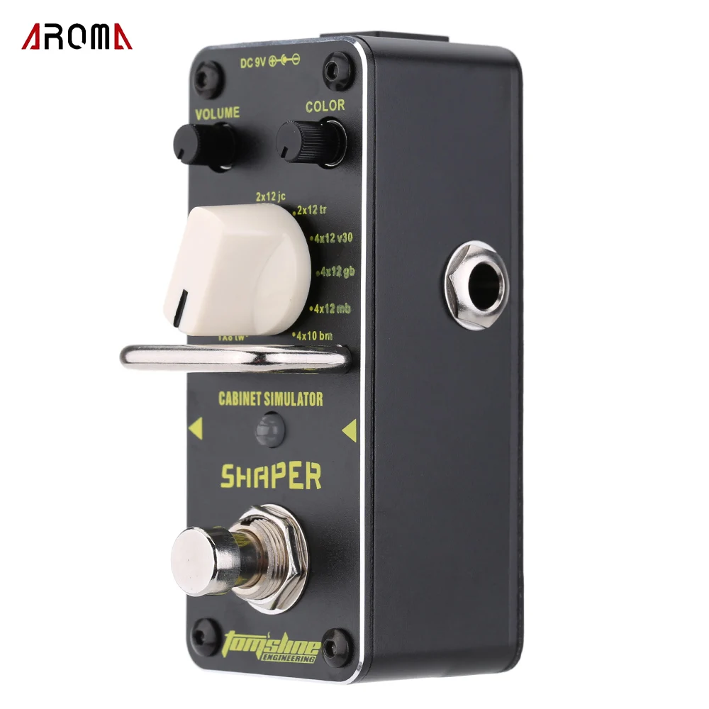 

AROMA ASR-3 Guitar Effect Pedal Shaper Cabinet Simulator Mini Single Electric Guitar Effect Pedal with True Bypass