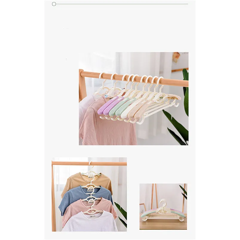 Multifunctional Retractable Non-slip Hanger Suit Hangers Ultra Thin Space Saving Durable Hangers Home Storage Decor 40MR2813