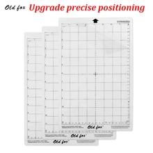 Aibecy старый лиса сменный коврик для резки прозрачный липкий коврик с измерительной сеткой 8 на 12 дюймов для silhouette Cameo 3 шт