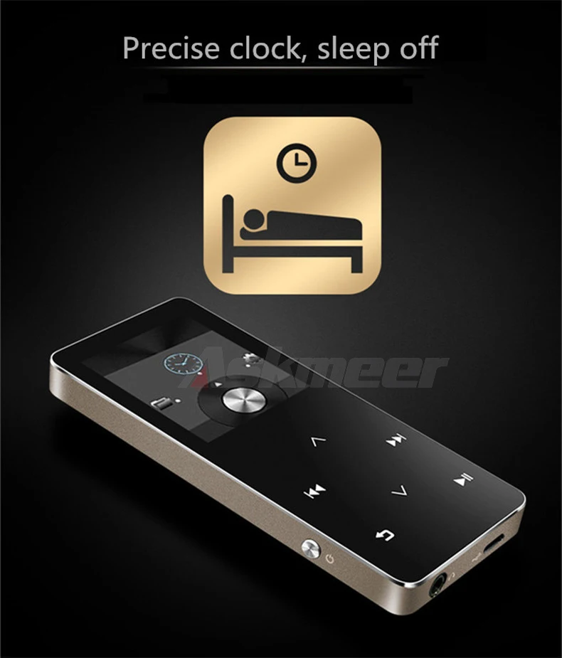 Askmeer Bluetooth MP3 Player Hifi Lossless Sound Quality Music Player 2.0Screen 8G Touch Key FMTF Card Play Sport Mp3 Walkman (12)
