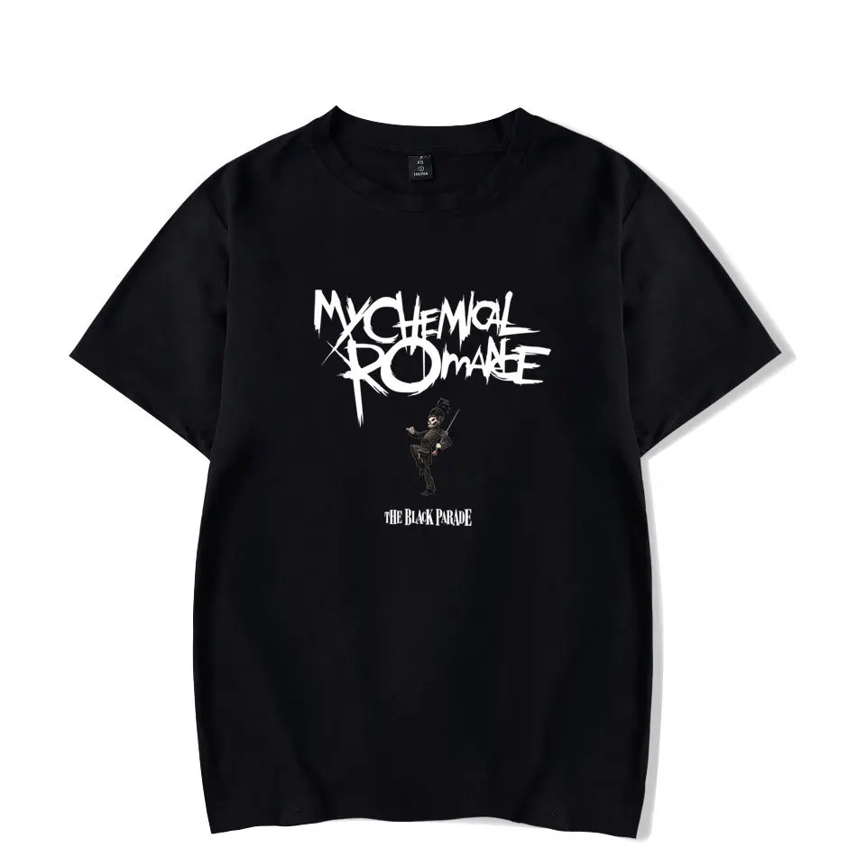 My Chemical Romance мужские рубашки черный белый цвет 2018 Новая мода Хип Хоп Футболка