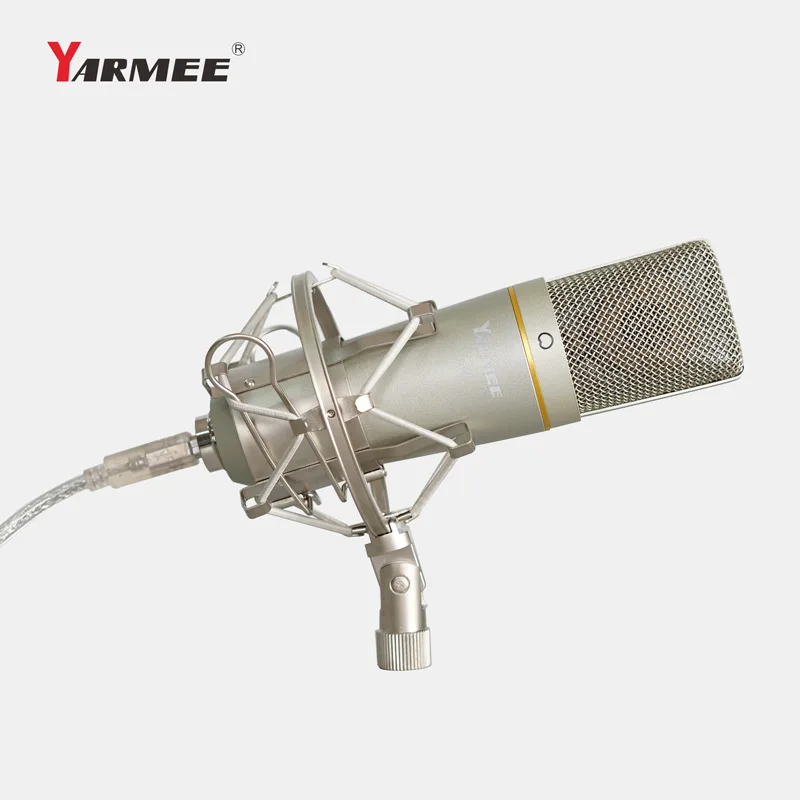 YARMEE высокое качество звука USB разъем Конденсатор Запись микрофон компьютер микрофон