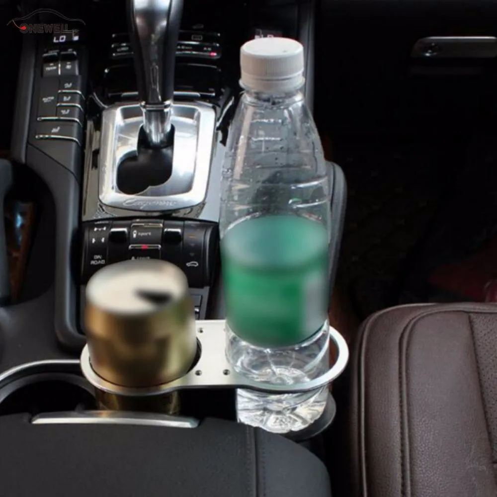 Новинка 1 шт. Автомобильная многофункциональная автомобильная подставка для напитков держатель для стаканчиков два отверстия Авто крепление держатель для бутылок
