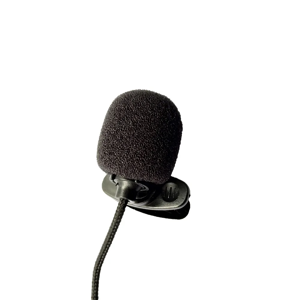 NEWGOOD Mini Portable Clip-on Lapel Lavalier Microphone 3.5mm Jack For PC Handsfree Wired Condenser Mic For teaching Speeching (6)