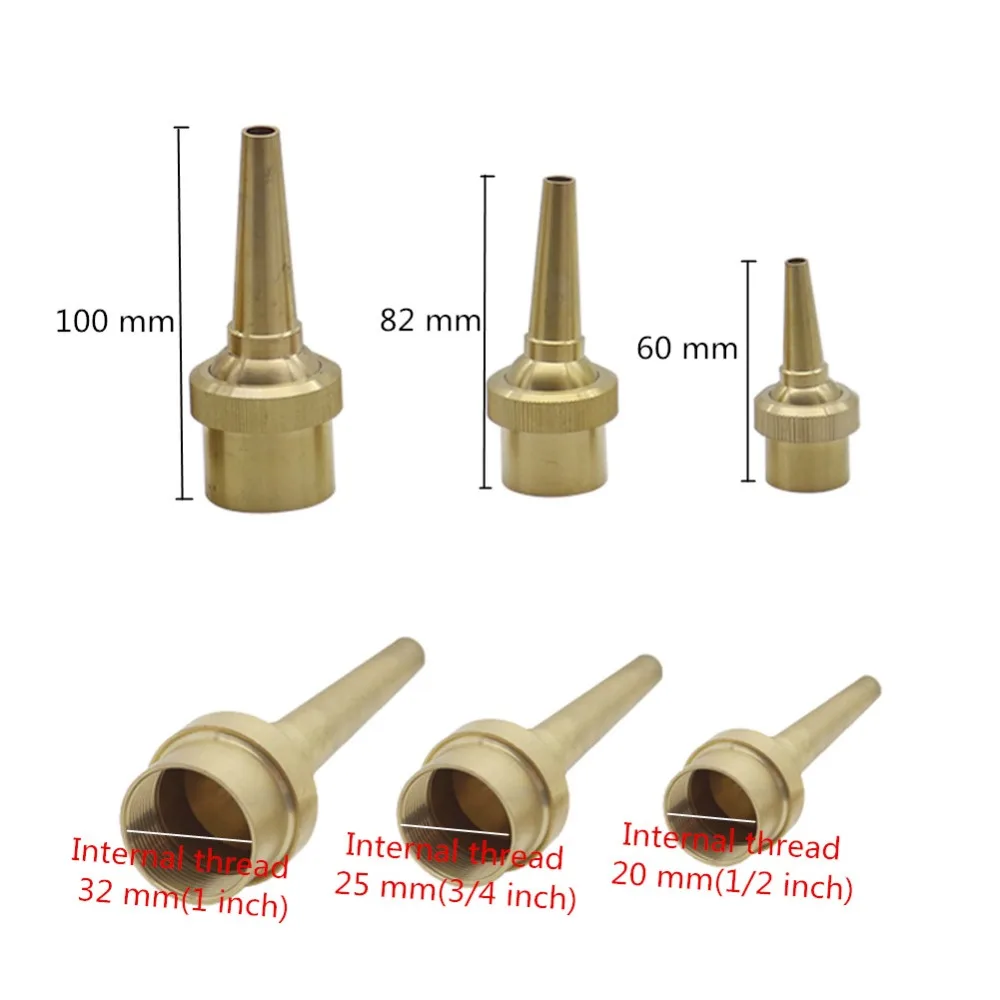 1 шт. Регулируемая 1/" 3/4" " латунная прямая форсунки для струйных фонтанов универсальная медная садовая декорация для пруда фонтана