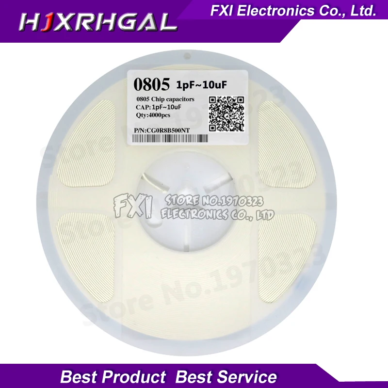 

1Reel 4000pcs 0805 smd capacitor ceramic 1PF-10UF 4.7PF 6.8PF 330PF 680PF 22NF 33NF 220NF 1UF 2.2UF 4.7UF 10UF new original