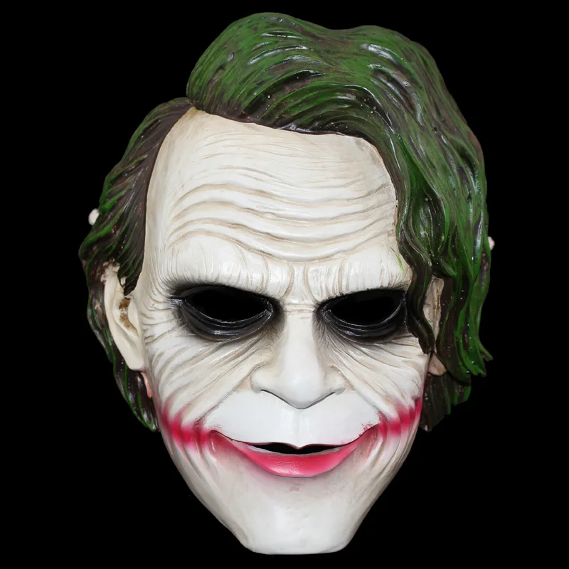 high quality halloween the dark knight clown mask scary premium resin mask cosplay party props mascara airsoft free shipping - Premium Halloween Masks high quality halloween the dark knight clown mask scary premium resin mask cosplay party props mascara airsoft free shipping - Premium Halloween Masks