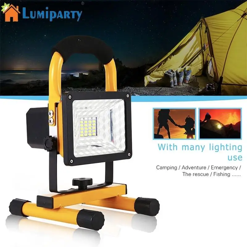 

LumiParty Rechargeable 15W 24 LED Spotlights Work Light Roadside Emergency Floodlight for Outdoor Working shipping from russian