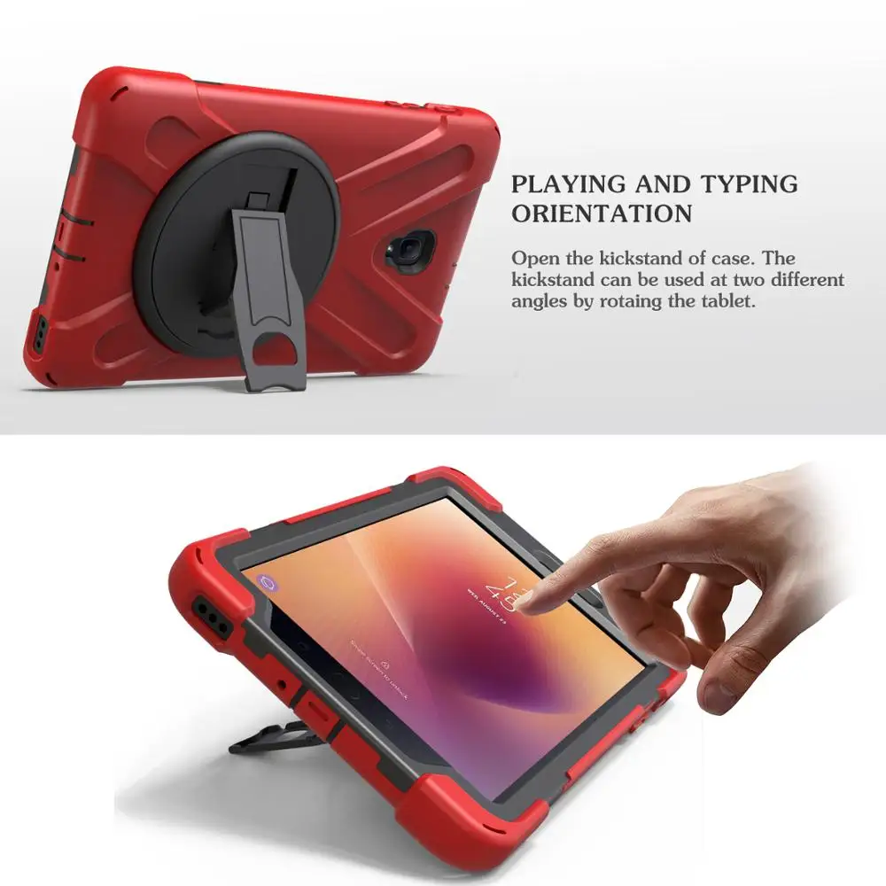 Защитный чехол для Samsung Galaxy Tab A 8 0 2017 подставка с поворотом на 360 градусов T380 T385